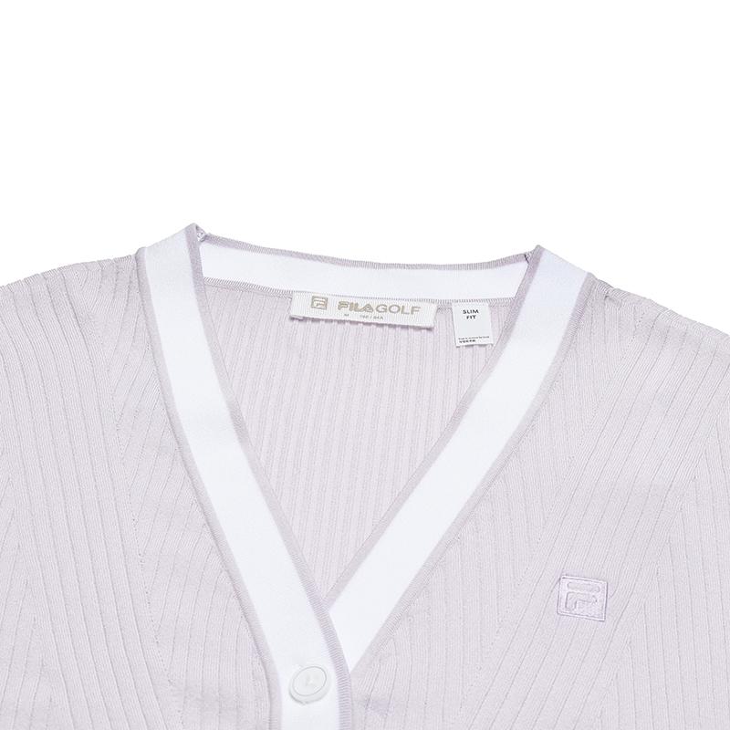 New FILA Golf Series Knitwear Women's Cloud Garment Purple A11W535402FVT