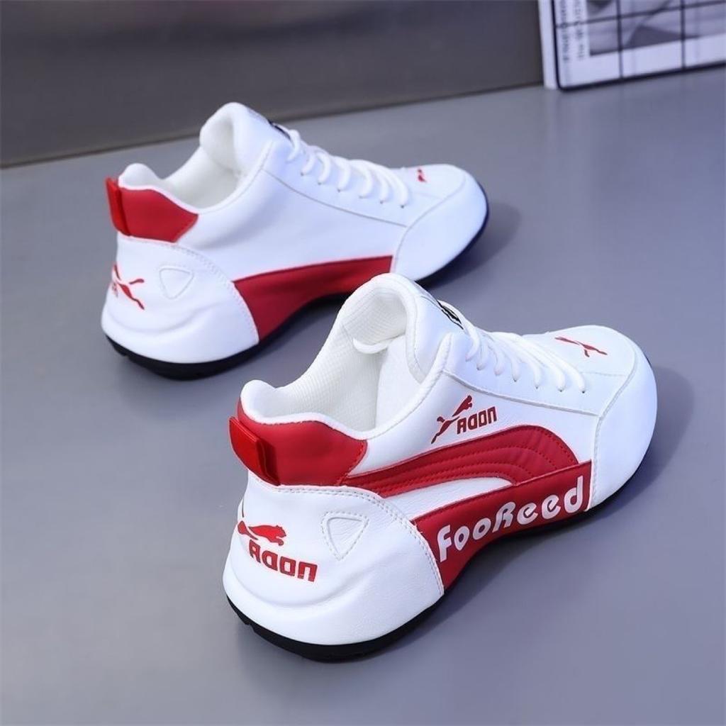 Spring and Summer Breathable Dad Shoes Couple Leather Shoes New Casual Heightening Sneakers