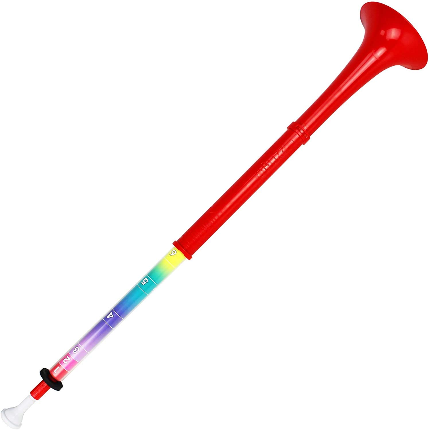 

pInstruments pBuzz, пластиковый духовой инструмент со слайдовым механизмом для начинающих, красный (PBUZZ1R)