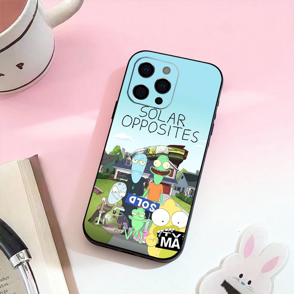 Cartoon S-Solar Opposites Phone Case Silicone Soft For IPhone 17,16,15,14,13,12,11,XS,Plus Pro Max