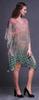Phagun Short Caftan Midi Dress Beach Swimwear Cover Up Womens Kaftan-4X-5X