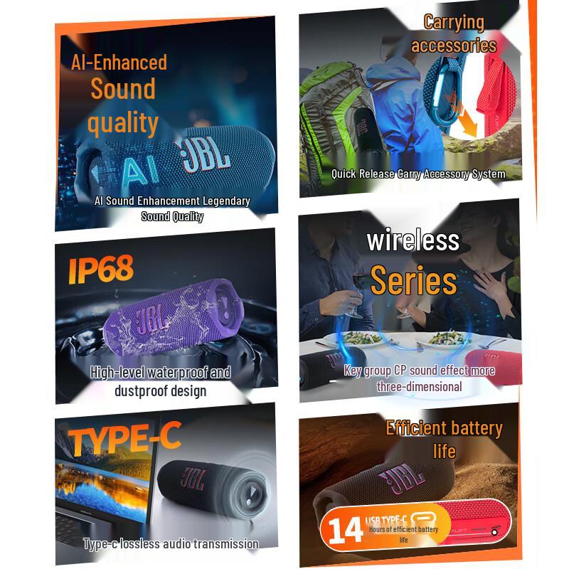 JBL Flip 7 Portable Bluetooth Speaker