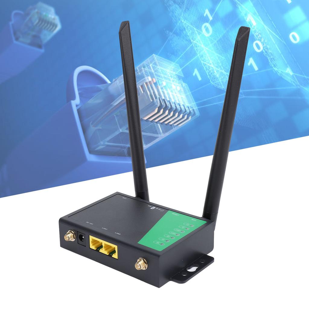 4G Wifi Wireless LTE Router with Detachable   Supports Dual Port Ethernet Access 300MBPS 32 Devices