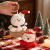 Neue Oktopus-Serie Weihnachts-Stoffpuppen: Niedliche Schneemann- & Lebkuchenmann-Dekorationen, Taschenanhänger, Festivalgeschenke