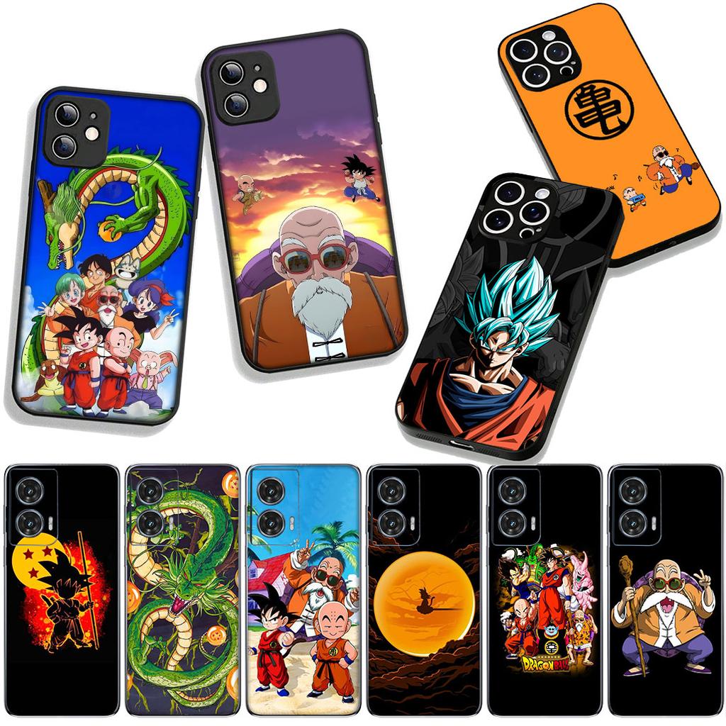 for Motorola Moto G04 G13 G14 G22 G23 G32 G34 G35 G82 G84 G53 G72 E14 E15 E13 Case Master Roshi Dragon Gokus Ball Kame Sennin
