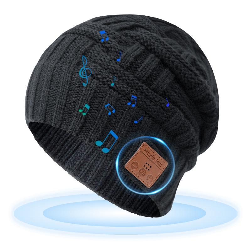 Unisex Wireless Bluetooth Earbuds Knit Hat - Outdoor Warm, Noise Cancelling, High-Quality Music Hat