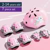 Child Protective Equipment Helmet Elbow Knee Pads for Girls Aged 3 4 5 6 7 8 9 10 11 12 Year Boy Suitable for Roller Skating and Skiing