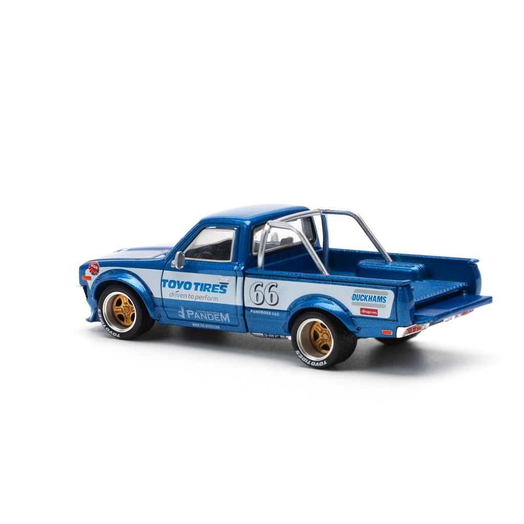 POP RACE Pandem Datsun 620 Blue New Touring PR640217 1/64 (Finished Model)