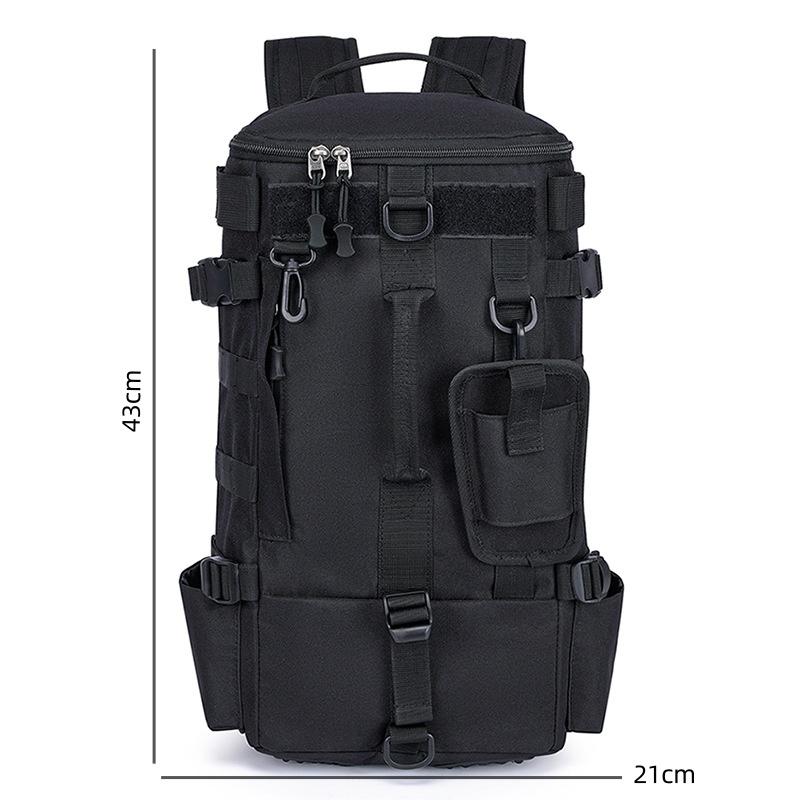 Multifunctional Fishing Tackle Backpack Waterproof Outdoor Bag with Rod Holders Durable Design For Camping Hiking Trave