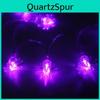 Timelessly Designed Purple Bat And Spider Led String Lights For Festive Occasions