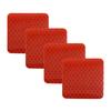 uxcell Car Sticker Safety Warning Tape Reflector Decal 5x5cm Red