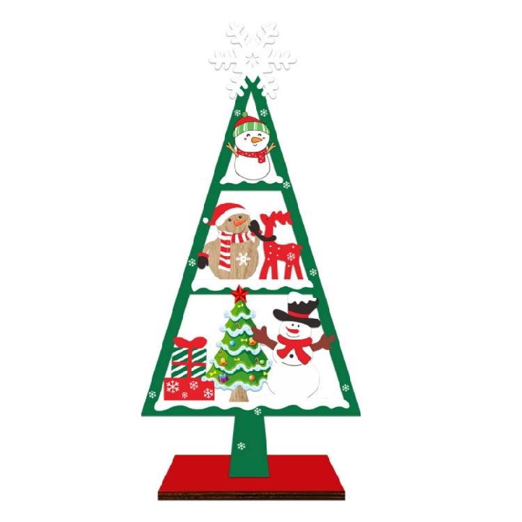 

Natural Wood Christmas Tree Decoration Festival Accent Piece For Indoor Celebration And Parties Holiday Centerpiece