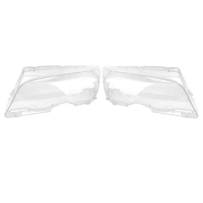 1 Pair Clear Headlight Lens Covers Car Left Right ABS Headlights Clear Lens Cover Shell for E46 2DR 1999 To 2003