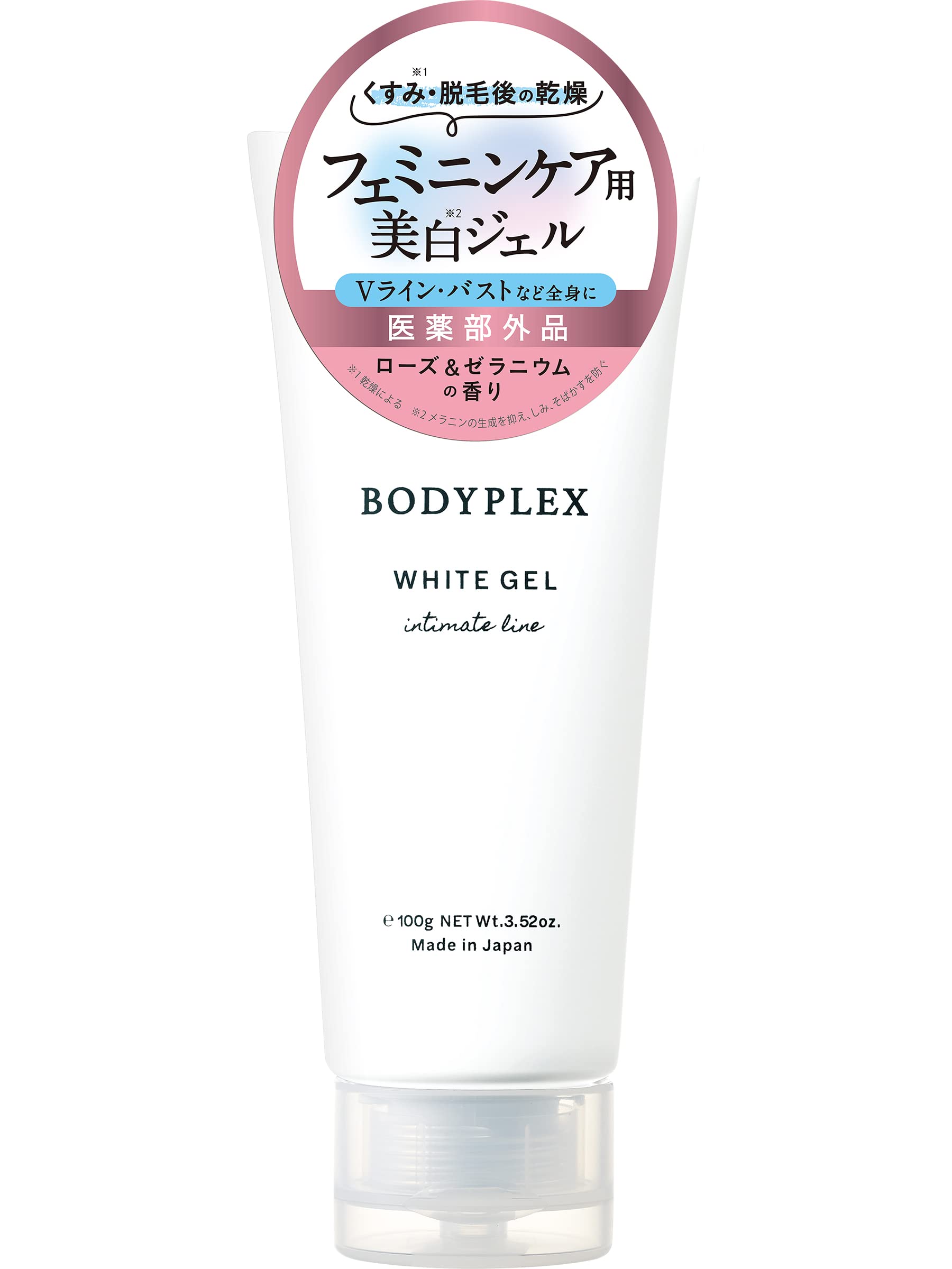 

[Квази-лекарственное средство] Bodyplex White Gel, аромат розы и герани, 100 г