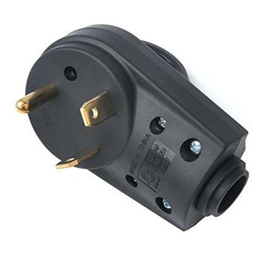 RV/Trailer/Camper Replacement Male Plug With Handle Electrical Plug Adapter