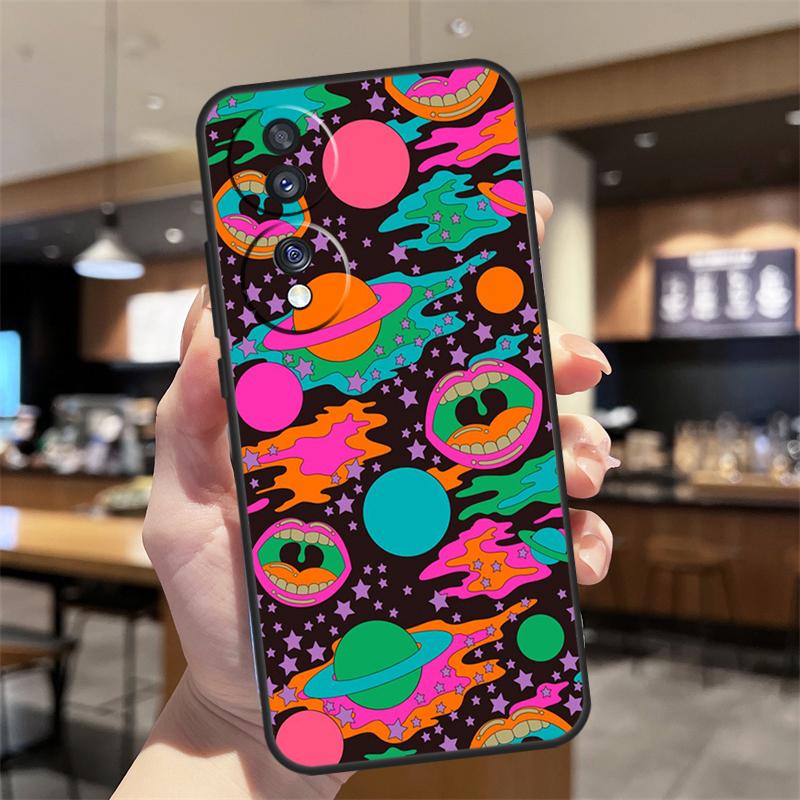 

Rainbow 70s Groovy landscape Case For Honor Magic 8 6 7 Pro Honor 400 200 70 90 Lite X8b X8c X9a X9b X9c X9d Win RT Cover Honor 50