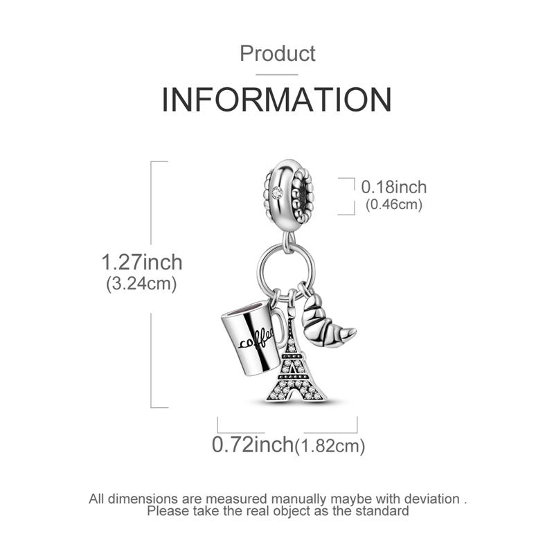 Original Copper Plated Charms Butterfly Elephant Tyrannosaurus Rex Beads Fit Bracelet Necklace Diy Pendants Jewelry Women Gift