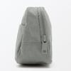 MUJI Wrinkle Nylon Wide Open Pouch Gray L 18 x x 7 cm 84475832 - Approx. 11.5