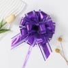 10-Pack Metallic Pull Bows for Gift Wrapping - 6 Inch Reusable Ribbon Bows, Large Instant Floral Decor Bows for Wedding, Christmas