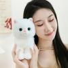 Cotton Realistic Stuffed Cat Doll Meow Sound Effect Simulated Cat Plushie  Home Decoration