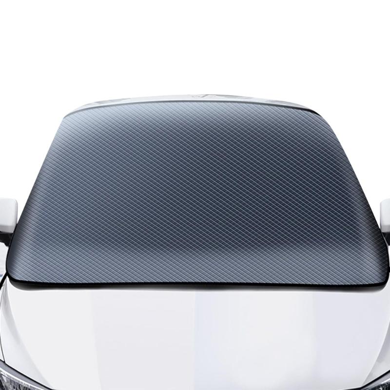 Front Windshield Protective Layer Strong Cloth Cover Extended Use Car Windshield Covers for Cold Climate & Sun Defense