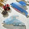 Elegant Acetate Dolphin Claw Hairpin: Ocean-Inspired Updo Shark Clip