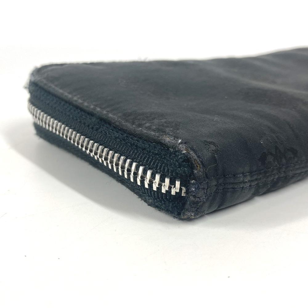 CHROME HEARTS logo Zip Around Long Wallet Long Wallet Nylon Black
