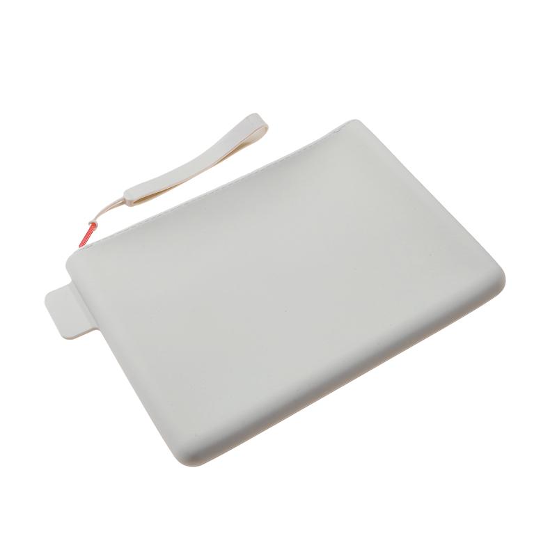 Bolsa de armazenamento de cosméticos de silicone Bolsa de maquiagem de viagem de grande capacidade Organizador de cosméticos portátil à prova d'água
