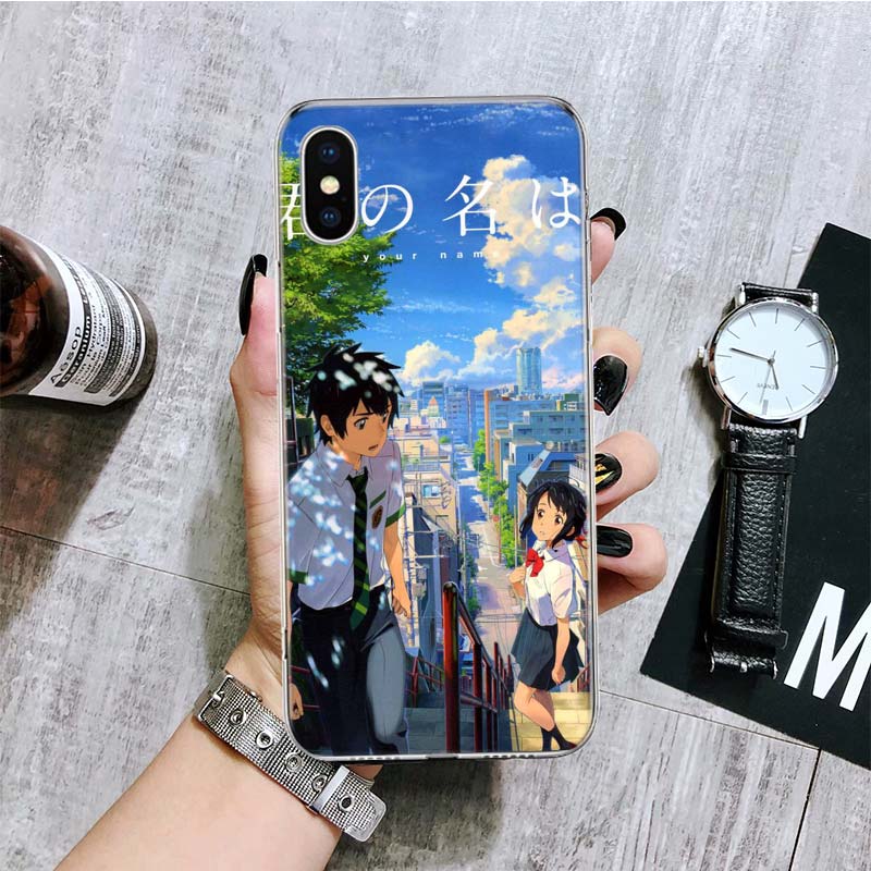 Kimi No Nawa Animation Anime Phone Case For iPhone 17 Air 16 15 Plus 11 14 Pro Max 13 Mini 12 7 8 + SE Pattern Art Customized Co