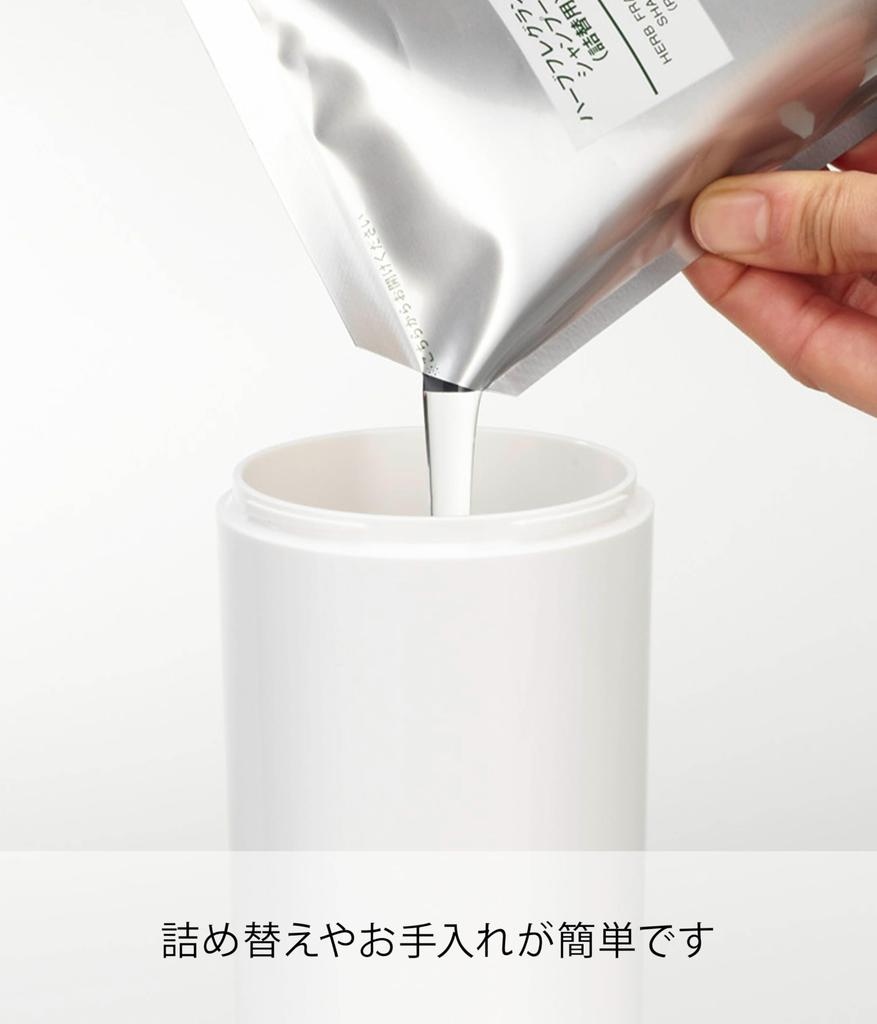 Yamazaki Jitsugyo Dispenser Tower Round Body Soap White 2932 Two-Way