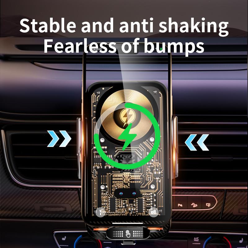 2024 Clip magica C05(L) Supporto per telefono cellulare con ventosa magnetica, carica super veloce da 66 W, design creativo, caricabatterie wireless, supporto per dispositivi automobilistici