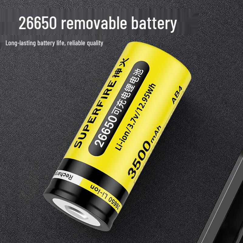 SupFire L6-R5 Rechargeable LED Waterproof Flashlight