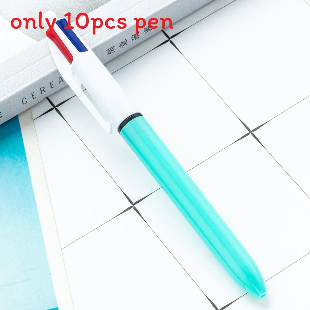 Multicolor Push Pen With Bullet Tip For Students And Office Use