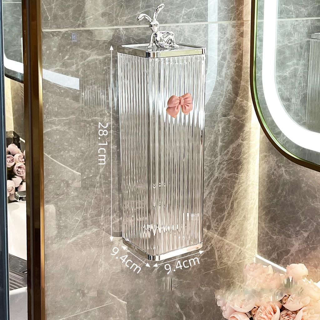 Leve Luxo Descartável Copo Copo Picker Papel Copo Suporte Livre de Furos Montado Na Parede À Prova de Poeira Prateleira De Armazenamento De Plástico Copo Suporte