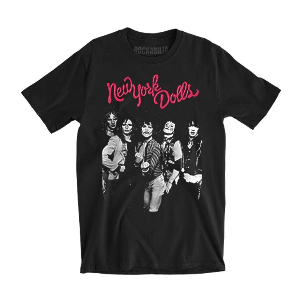 Мужская футболка New York Dolls Trash Photo приталенного кроя XX-Large Черная M