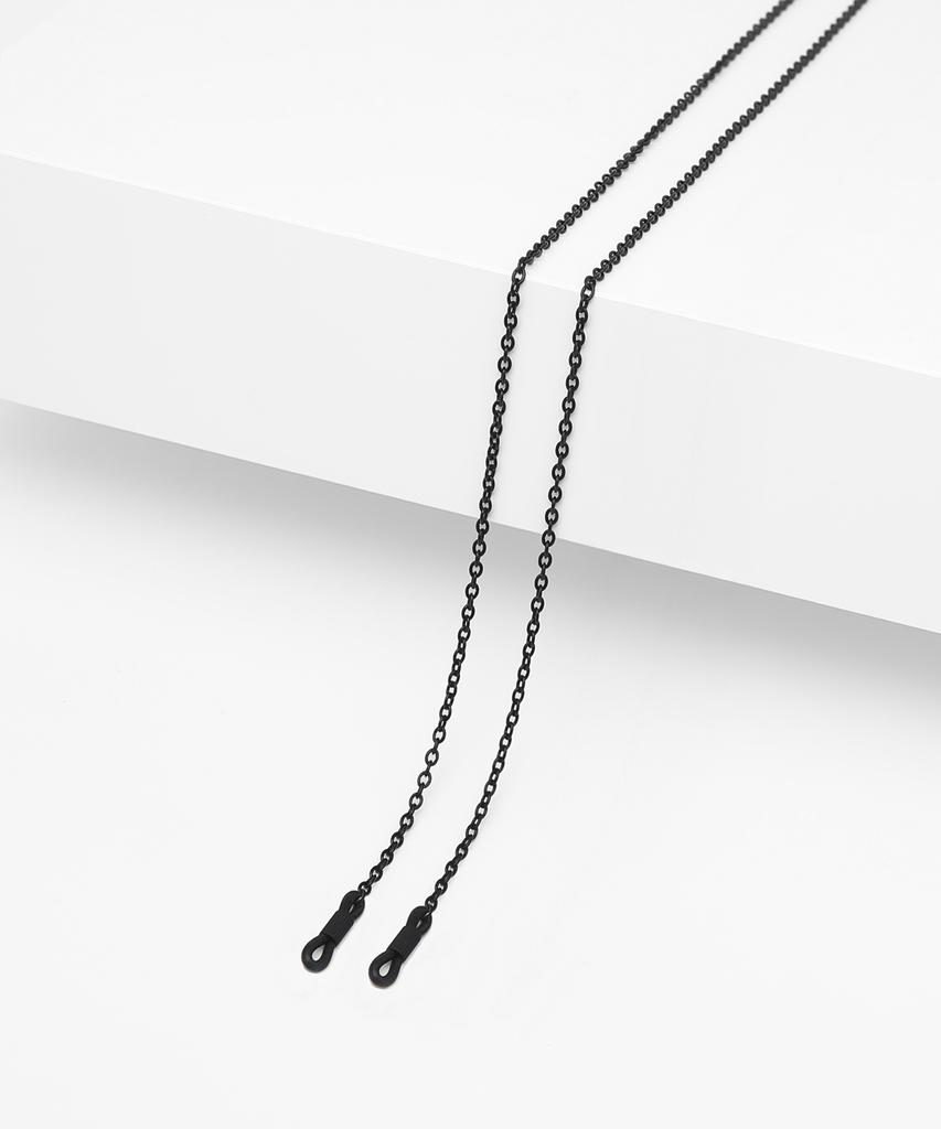 Seupeulingseuteulingseu Formal Chain Eyeglass Strap Matte Black