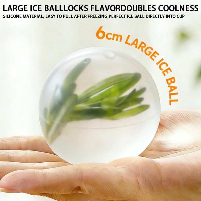 2026New Portable Foldable Ice Ball Cup With Built-In Straw Food-Grade Silicone Ice Maker Mold Summer Outdoor Travel Tumbler
