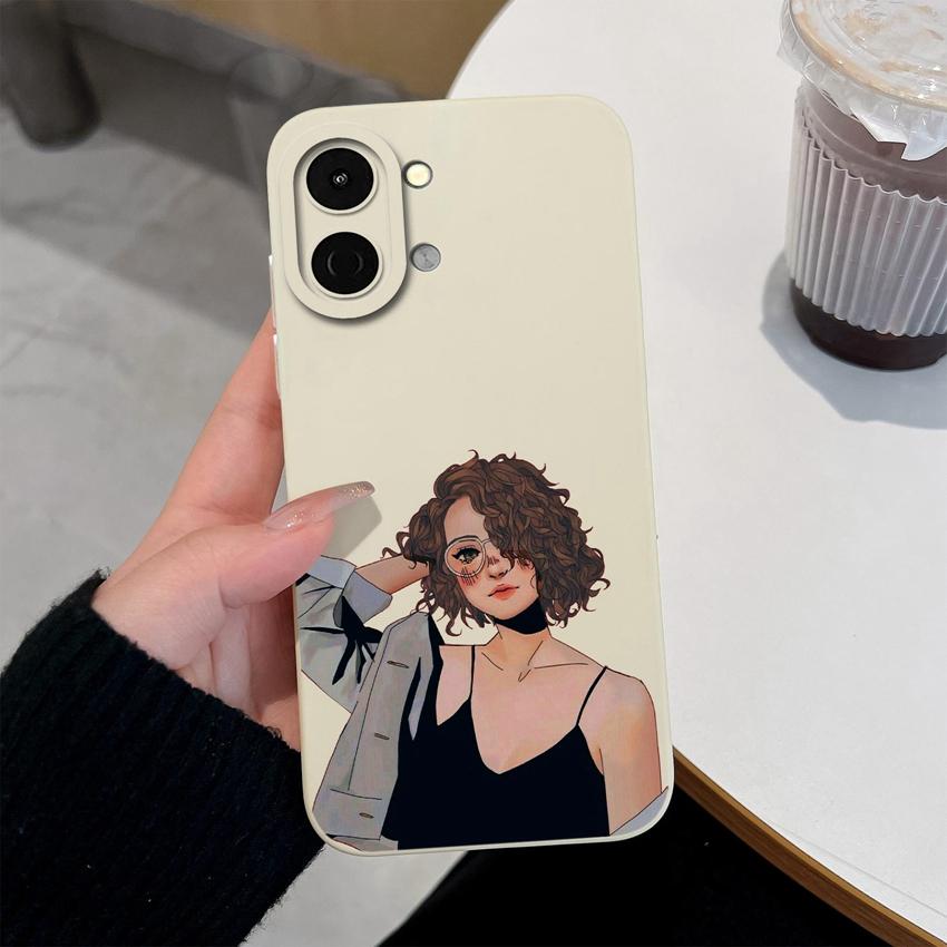 For Tecno Spark Go 3 2 1S 40 30 40C Pova 7 Ultra Pro Neo Case Sweet Girls Back Cover Soft Liquid Silicone Shockproof Phone Bags For Tecno Shell Bumper