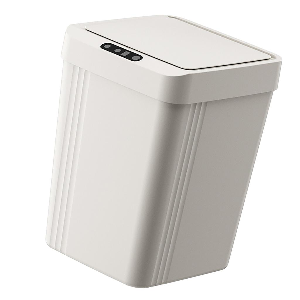 Pattumiera Smart Senza Contatto per Bagno 13L Pattumiera Automatica con Sensore di Movimento e Coperchio Pattumiera per Cucina Soggiorno
