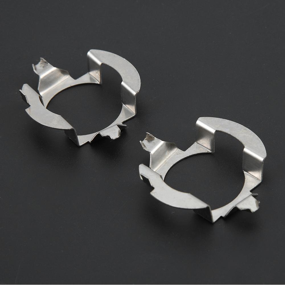 2pcs H7 LED Car Headlight Bulb Adapter Base Retainer Holder for Ford BMW