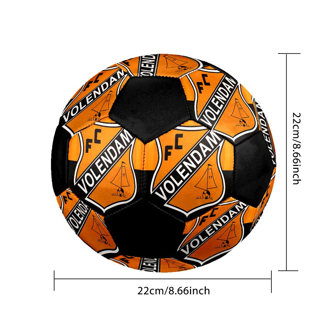 TAGLIA 5 Pallone da Calcio FC Volendam Colorato Per Tutte le Età Cucito a Macchina PVC Pronto per la Competizione Resistente Alta Rimbalzabilità