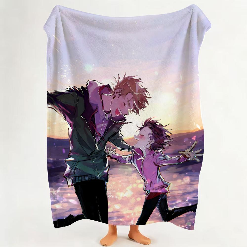 Anime M Medalist Throw Flannel Throw Blanket Suitable for Sofa Living Room Bedroom