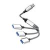 Oem 3 In 1 USB C To USB 2.0 Otg Adapter Cable USB C Convertor for Macbook Pro iPad Samsung 3 Ports Data Transfer Adapter