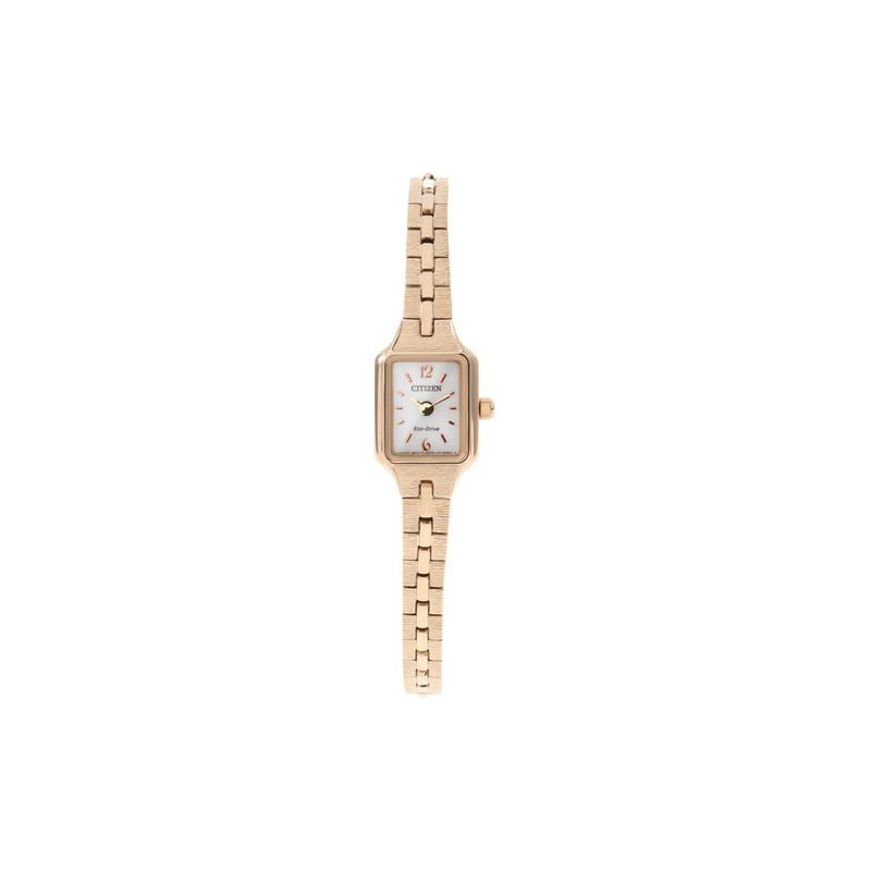CITIZEN Life Waterproof Solar Quartz Steel Strap Women s Watch White Dial EG204357A белый