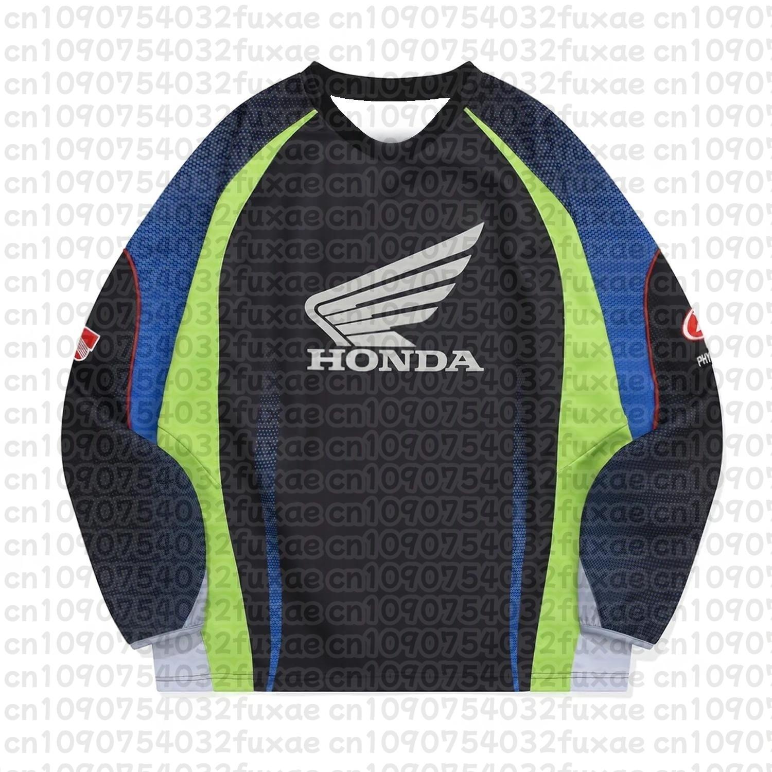 

Honda Motorcycle Sports Shirt Long Sleeved Cycling Shirt Breathable Bicycle Racing Equipment Comfortable Off-road Motorcycle Top 140