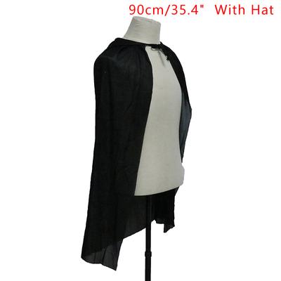 Halloween Costume Death Scary Devil Role Red Black Witch Vampire Long Cape