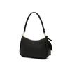 Daks Black Genuine Leather Dd Point Shoulder Bag