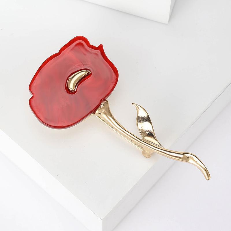 Fashion Classic Big Flower Brooch Pin Temperament Rose Brooch Corsage Fashion Design Gift For Men Women Clothing Accessories