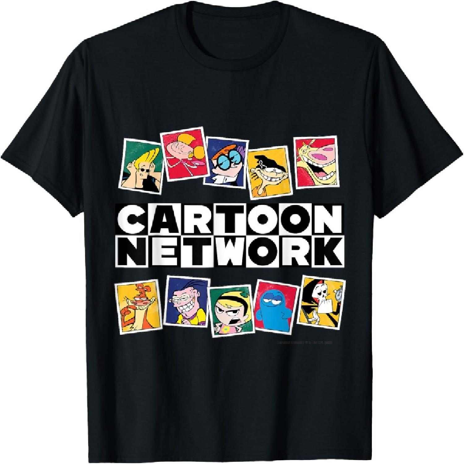 Cartoon Network Character Polaroids T-Shirt XXXXXL разноцветный