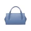 Bally Solid Color Logo Flap Baroque Leather Mini Shoulder Tote Bag Women Bags Blue 6304728
